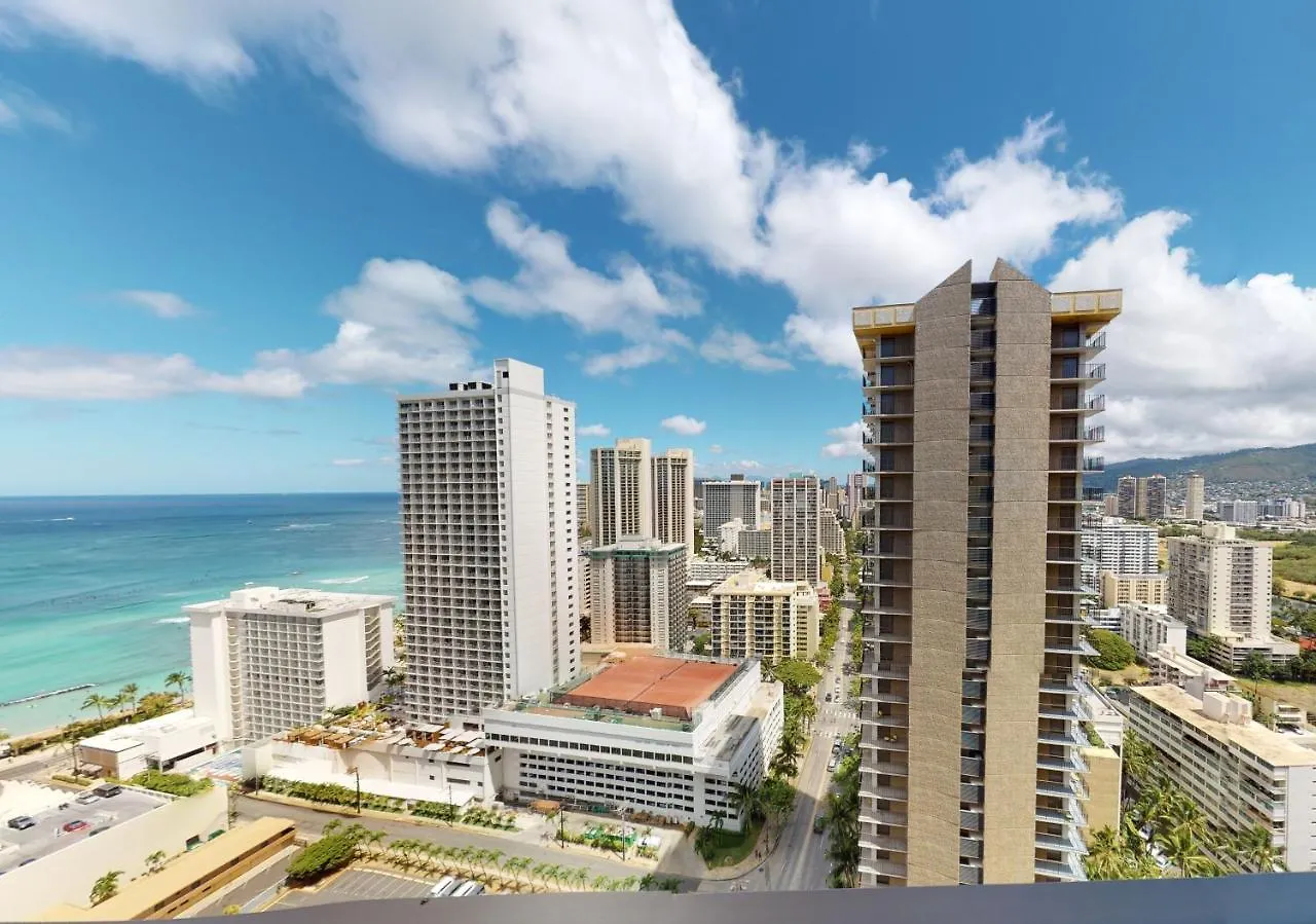 Artsy 32Nd Floor Condo With Modern Furnishings & Gorgeous Ocean Views Condo Honolulu Lejlighed